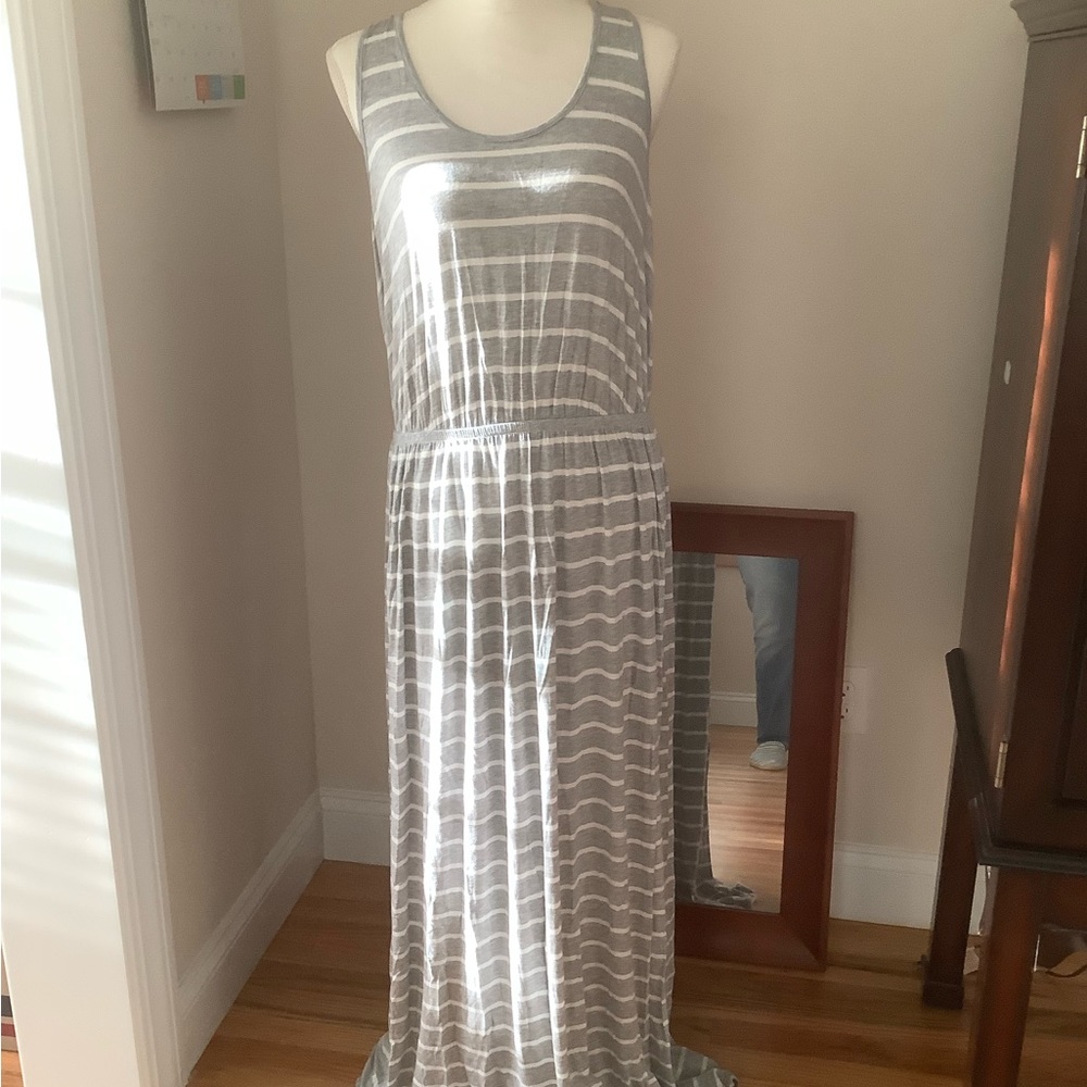 Woman’s casual knit maxi dress